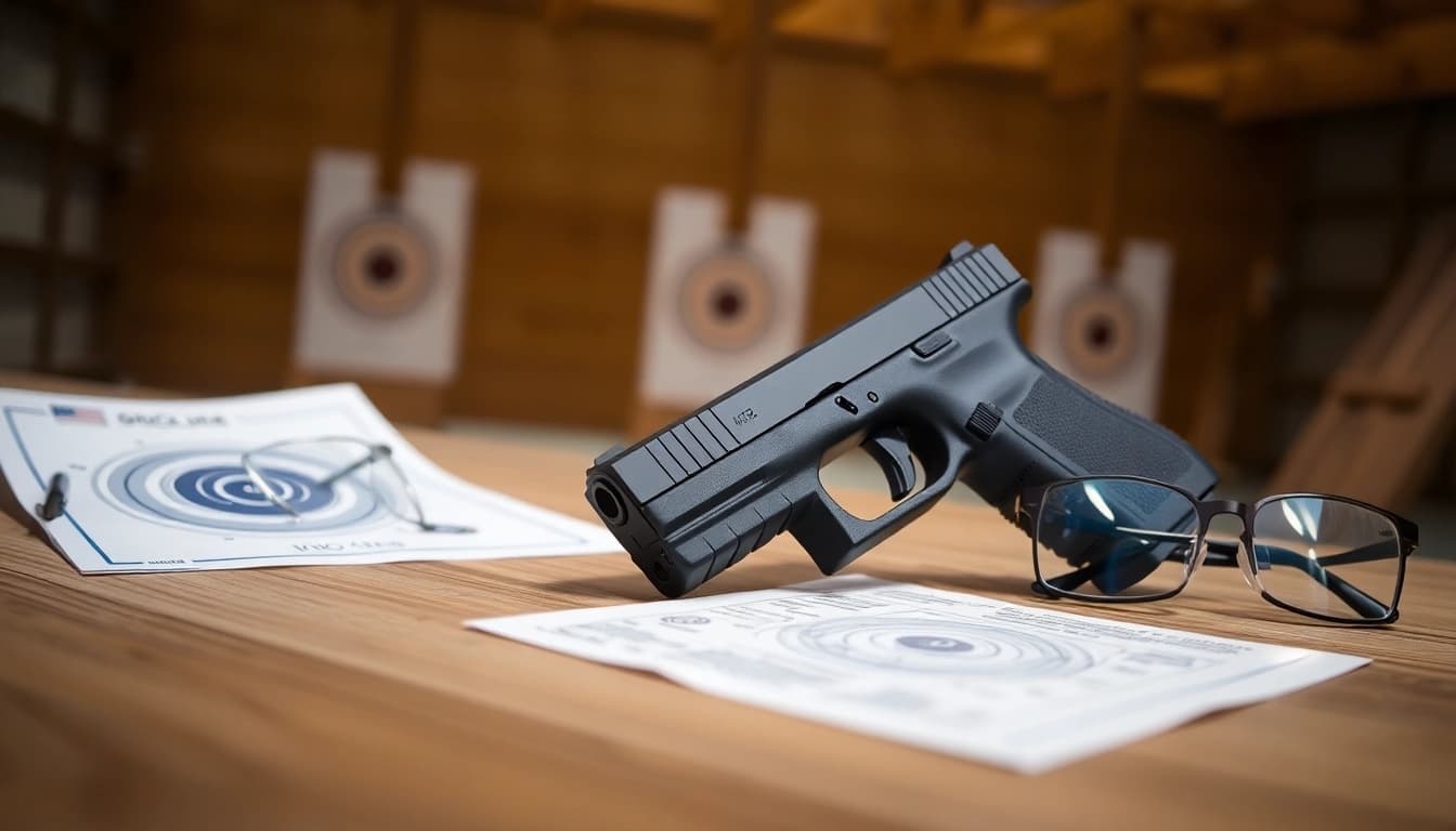 Inspecting the glock 43 slide mos with precision, showcasing its detailed design and craftsmanship.