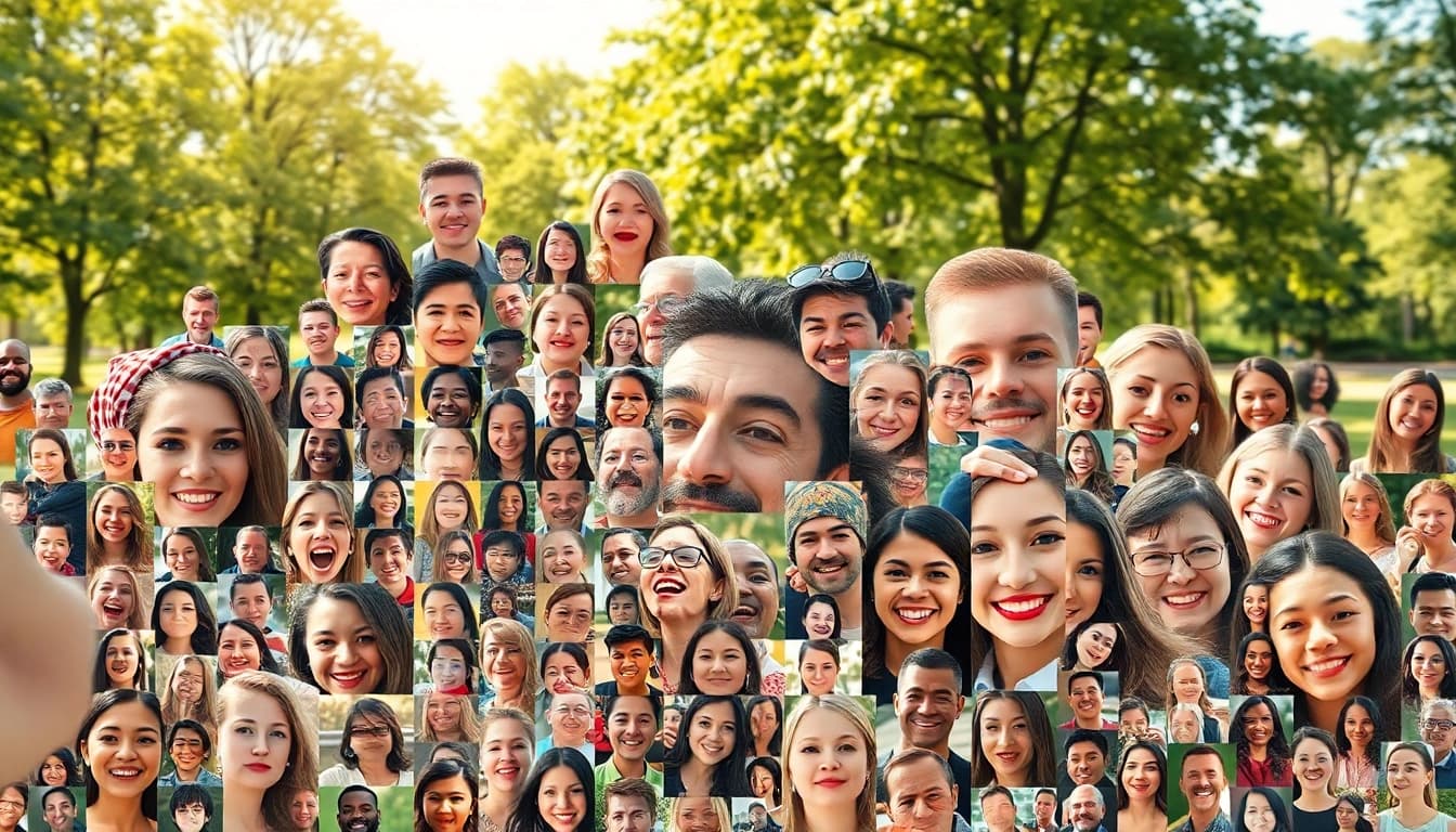 Selfie Mosaic: How User Photos Become a Living Online Artwork