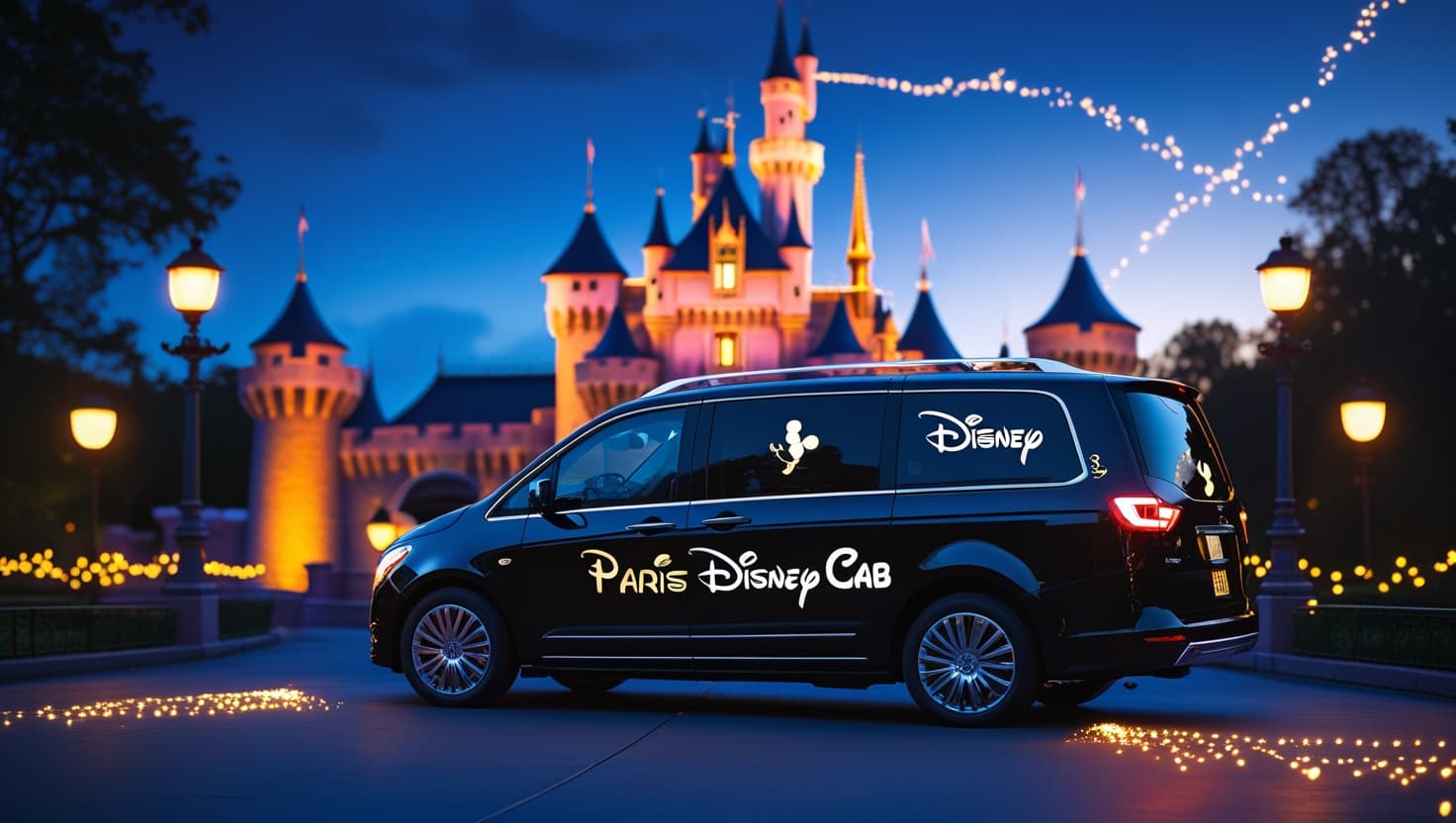 Professional Chauffeur Taxi from charles de gaulle to disneyland paris
