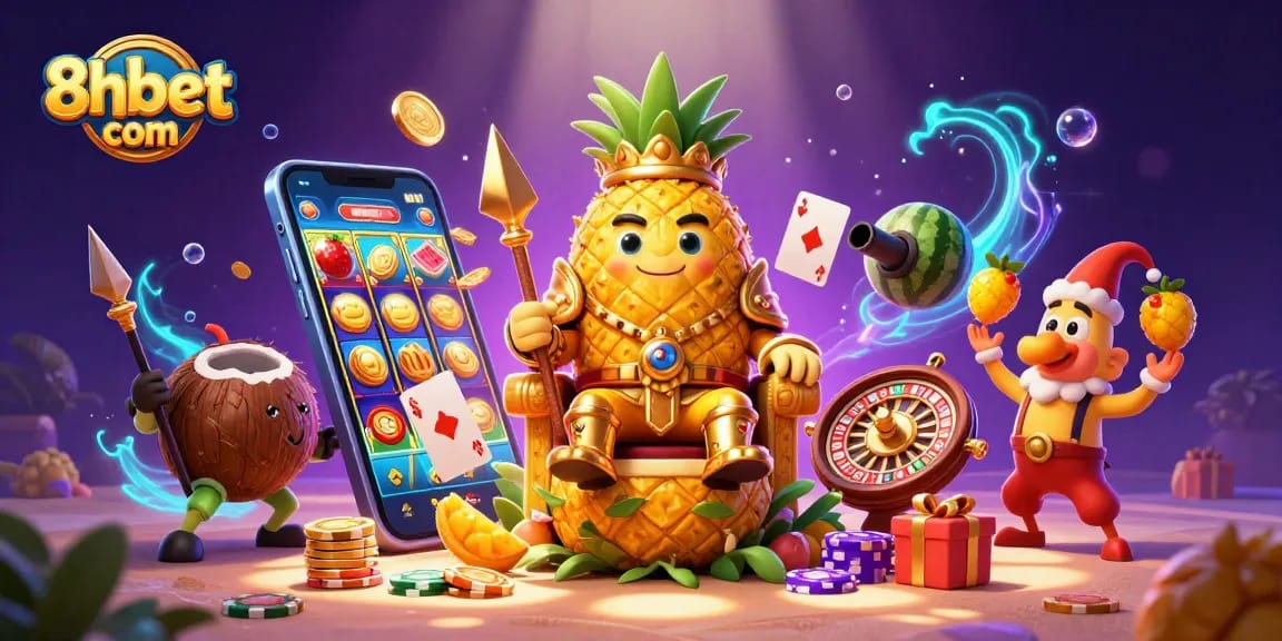 Experience thrilling gaming action at 8xbet com with vibrant casino characters and dynamic gameplay elements.