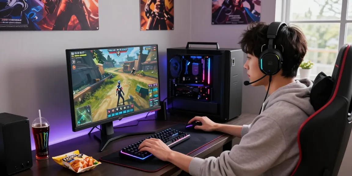 Pengalaman bermain game di https://www.acdctees.com dengan gamer antusias dan setup canggih.