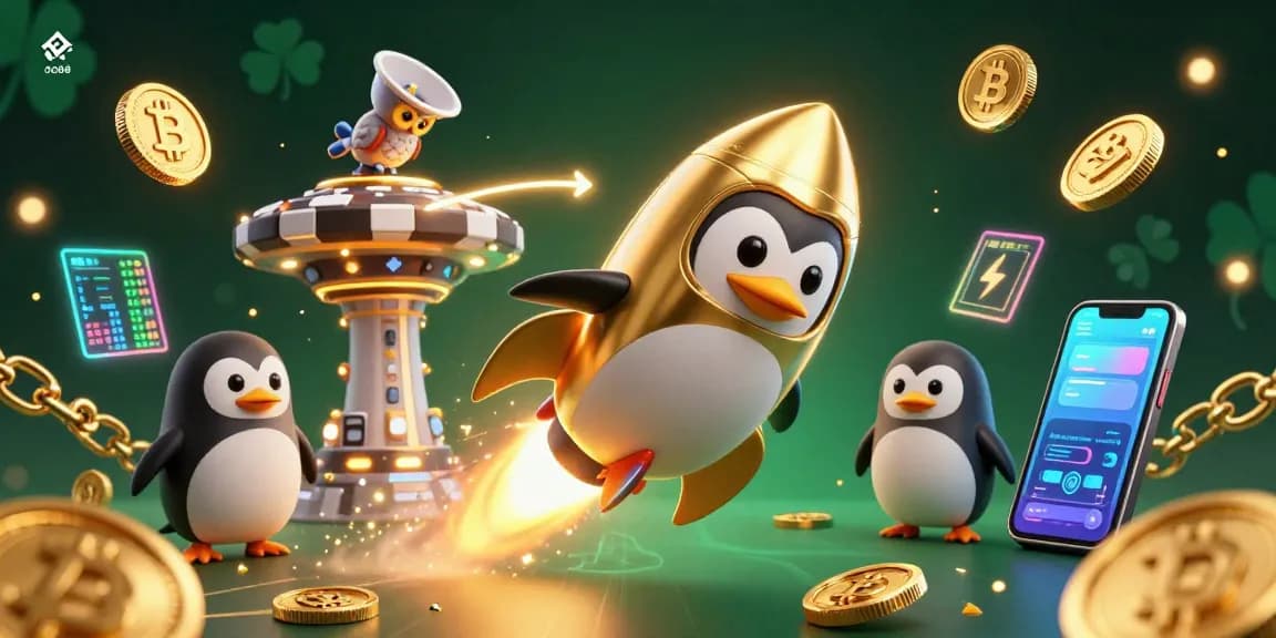 Experience thrilling gameplay with the stunning ea88 casino space adventure featuring a golden penguin and Bitcoin elements.