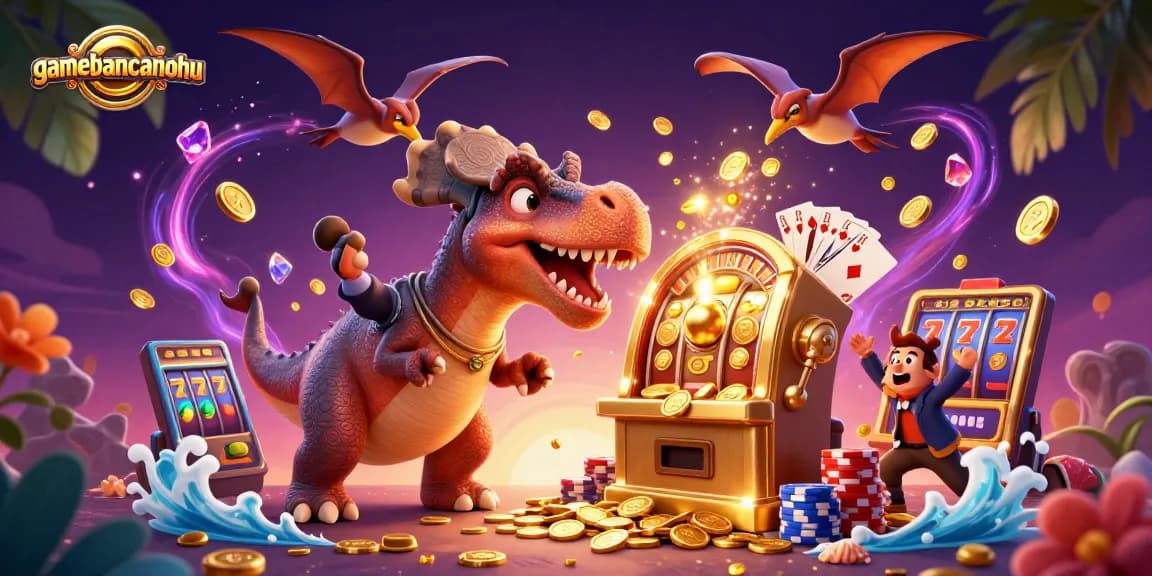 gamebancanohu engages players in a vibrant 3D casino adventure filled with golden jackpots and dynamic animations