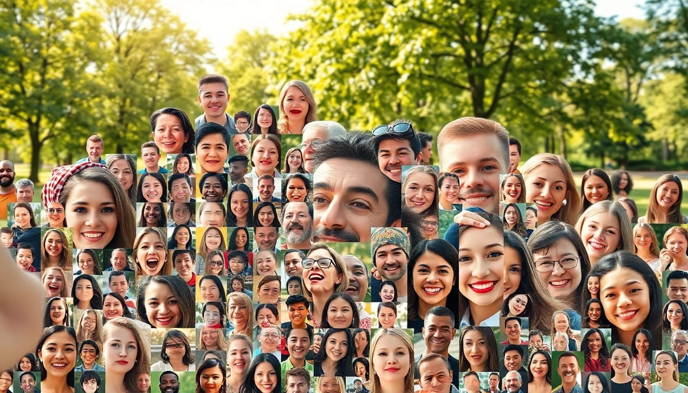 Selfie Mosaic: How User Photos Become a Living Online Artwork