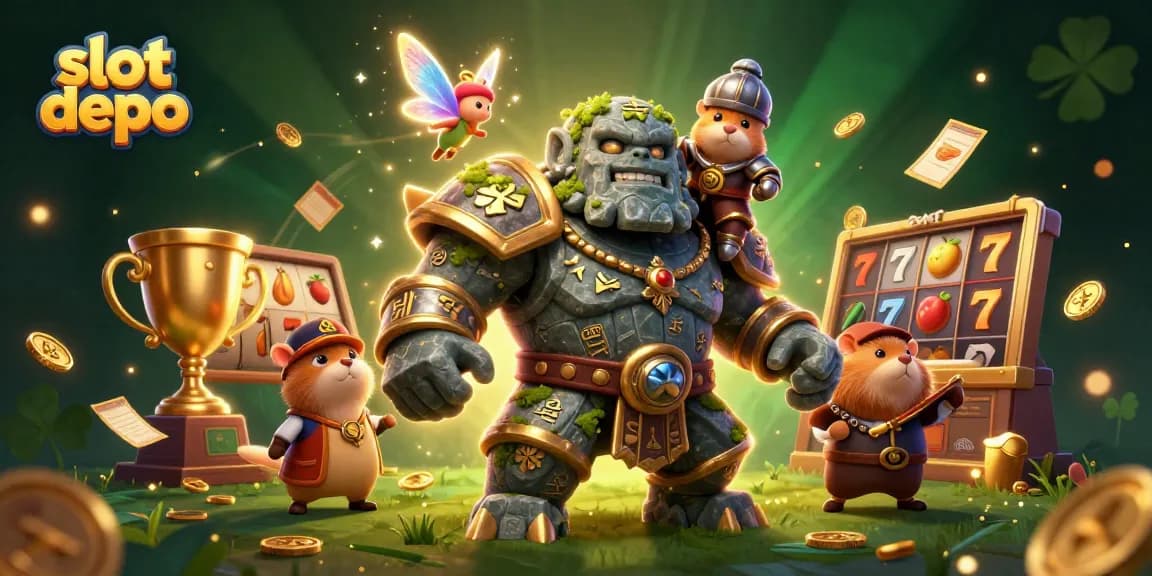 Bermain slot depo dengan golem penjaga dan peri, sambil menghindari drama di kasino