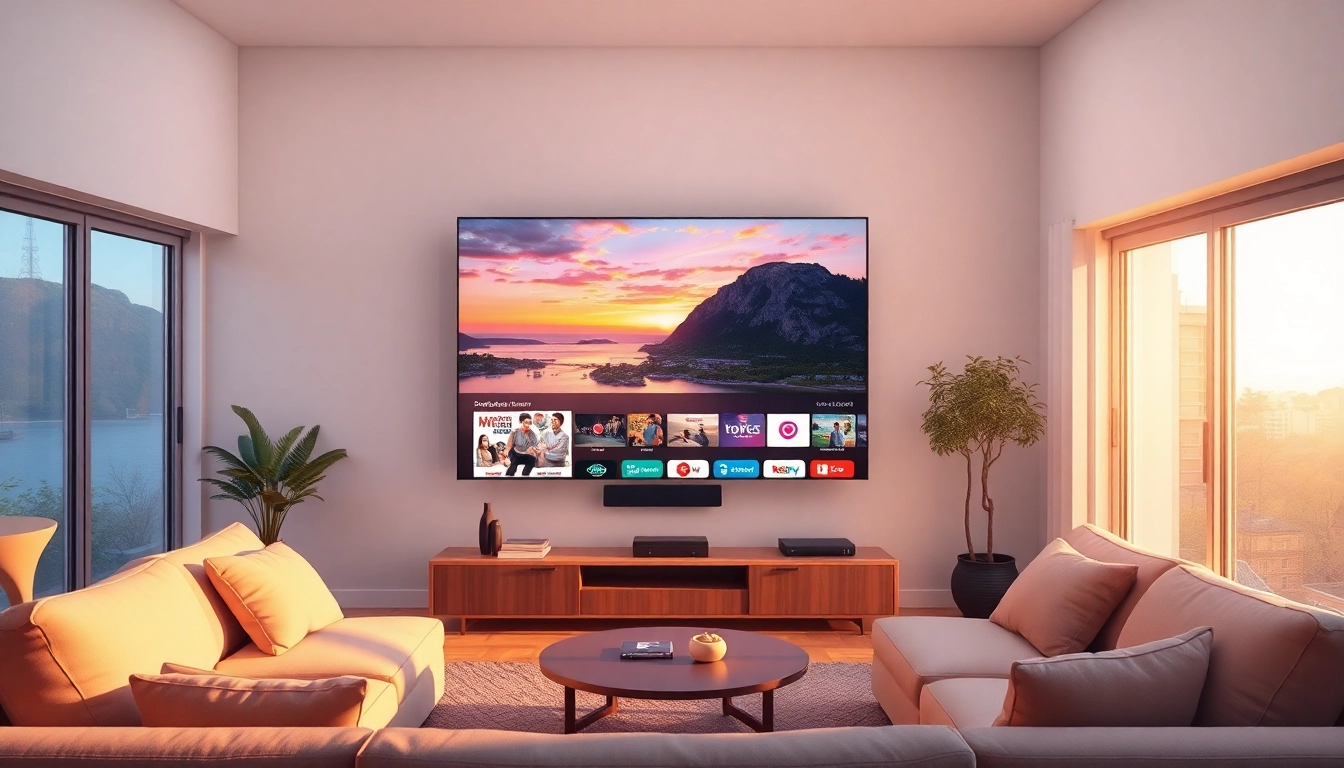 Stream IPTV Sweden channels in a modern setup with vibrant visuals and cozy ambiance.