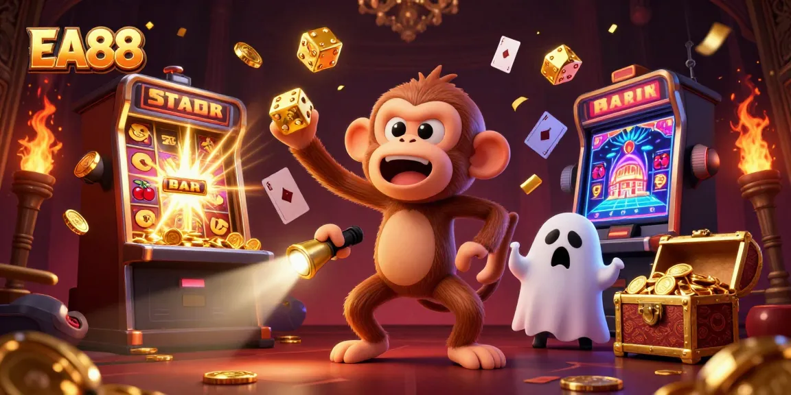 EA88 is bringing fun with a juggler monkey, a ghost-hunter puppy, and a jackpot explosion.