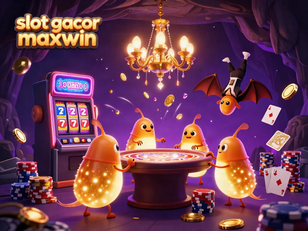 Menggunakan slot gacor maxwin, mainkan mesin slot dengan peluang menang besar di kasino digital berwarna cerah.