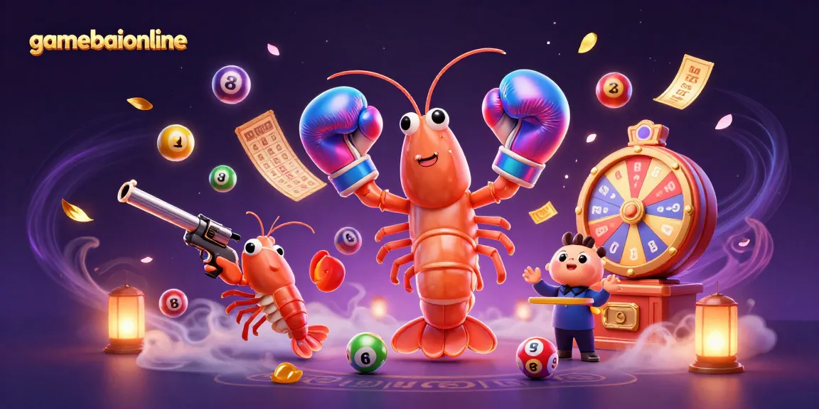 Engage with the gamebaiionline experience featuring vibrant lottery elements and dynamic 3D characters.