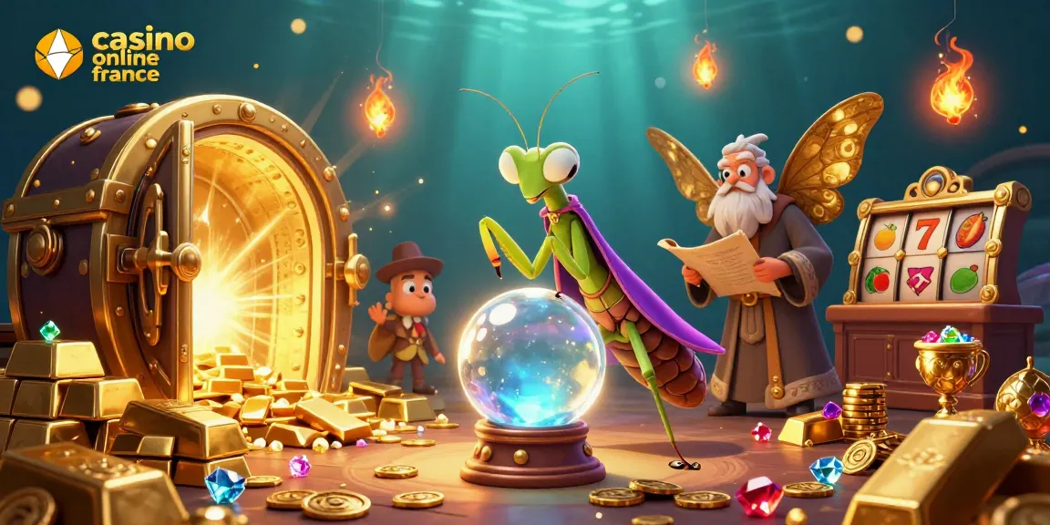 Vivez l'excitation des jeux sur casino en ligne France avec des personnages mystiques et des trésors scintillants.