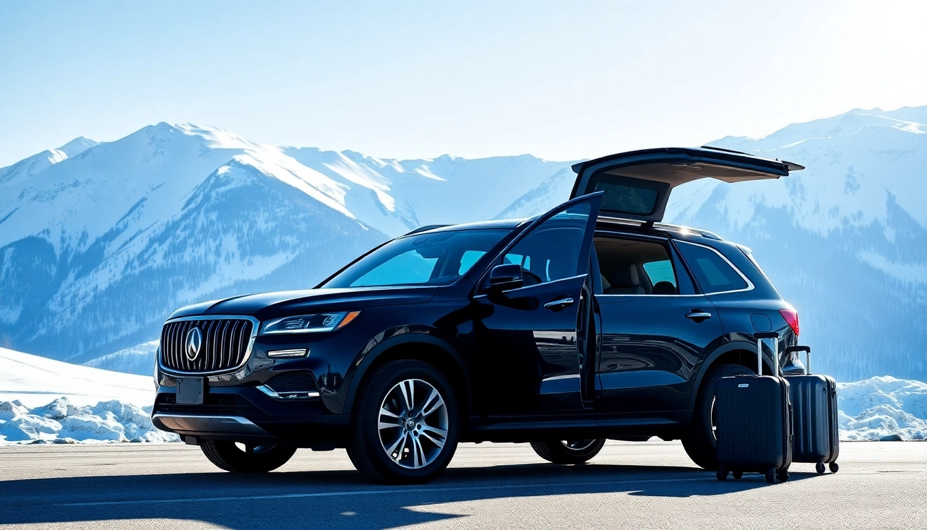 Experience luxury with the vancouver to whistler car service showcased in a scenic mountain setting.