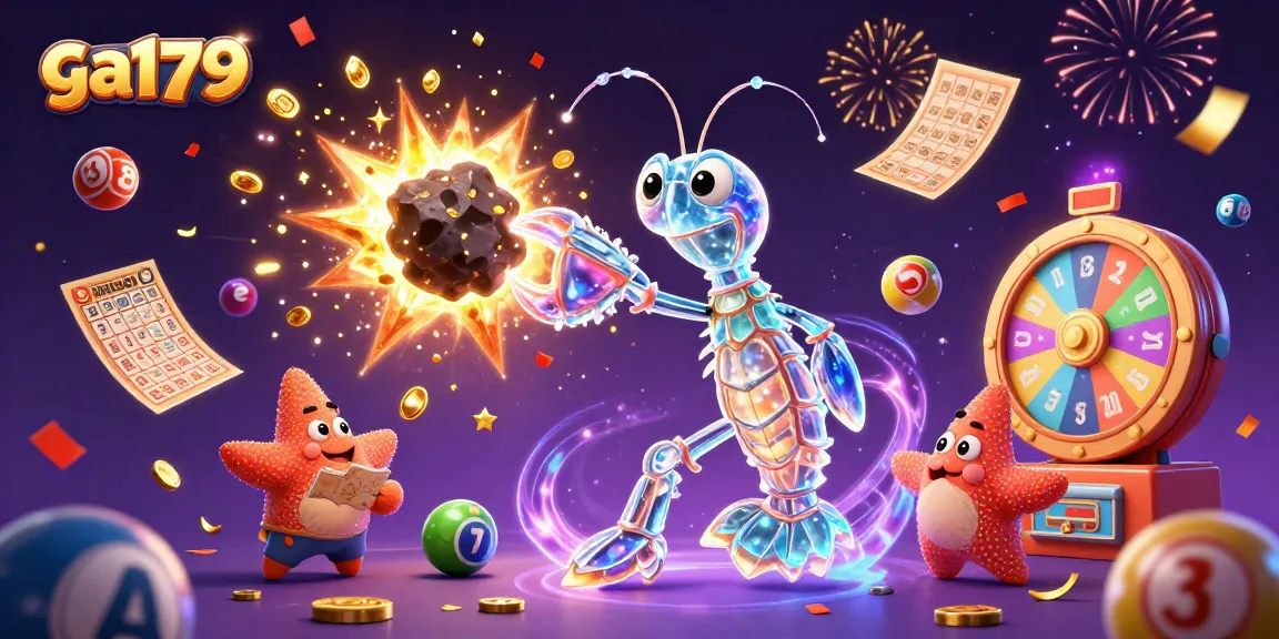 Experience thrilling action with ga179 as cartoon characters win prizes through lottery games.