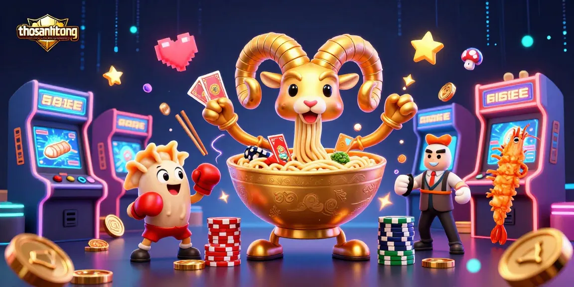 Experience thrilling casino action with thosantienthuong, in a vibrant 3D game scene filled with excitement.