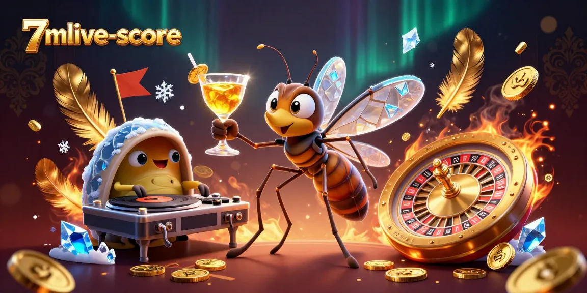Experience the excitement of 7mlive-score with vibrant casino characters and dynamic gaming elements.