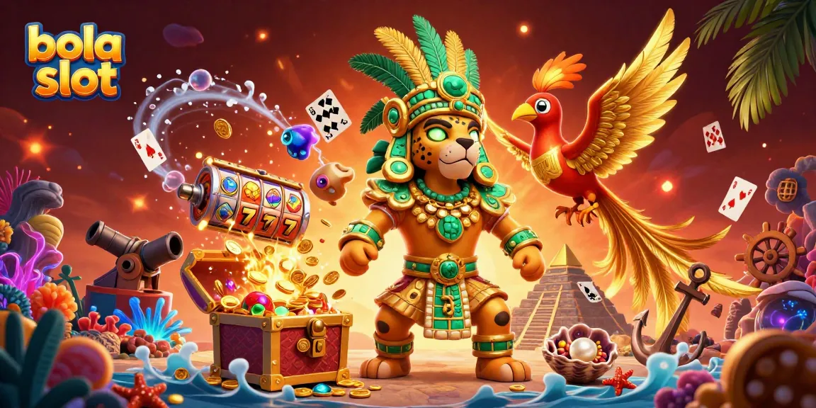 Experience the thrilling bola slot action amidst vibrant 3D casino elements and stunning visuals.