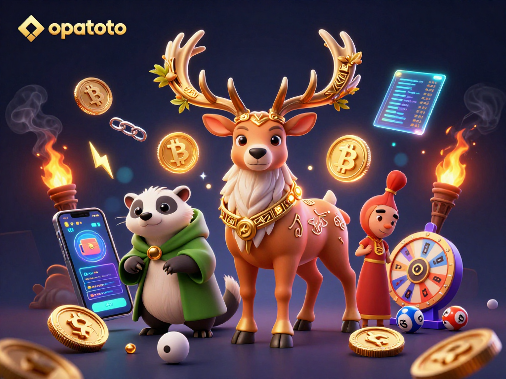 Experience oppatoto's exclusive lottery thrills with stunning 3D digital elements and engaging characters.