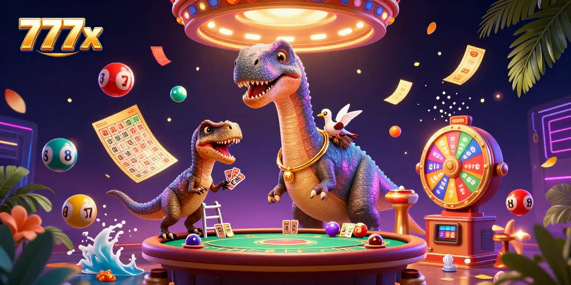 Experience thrilling games at 777x casino with dynamic lottery balls and exciting characters!