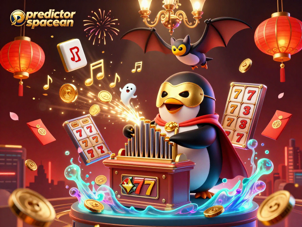 Engage with the predictor spaceman as the animated penguin delights in winning jackpots and playful acrobatics.