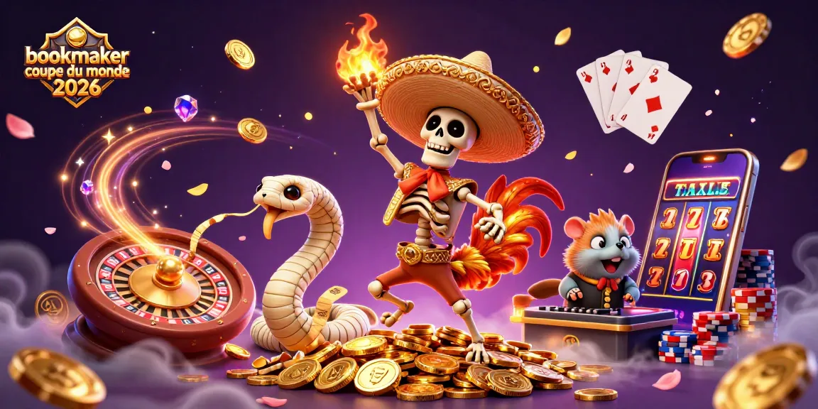 Vivez le frisson des paris avec le bookmaker coupe du monde 2026 dans cette scène dynamique.