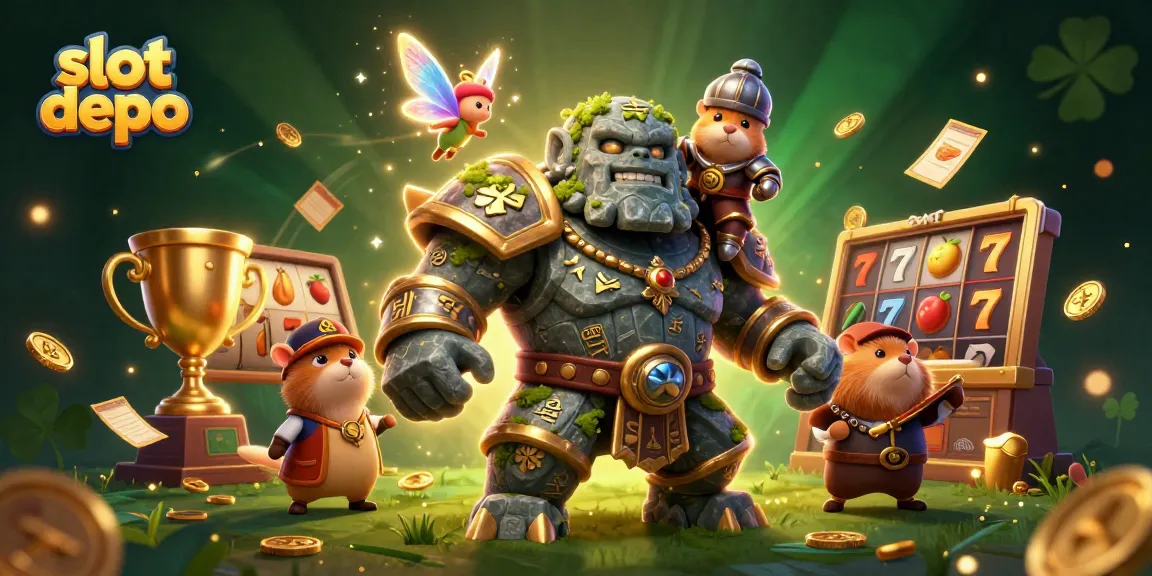 Bermain slot depo dengan golem penjaga dan peri, sambil menghindari drama di kasino