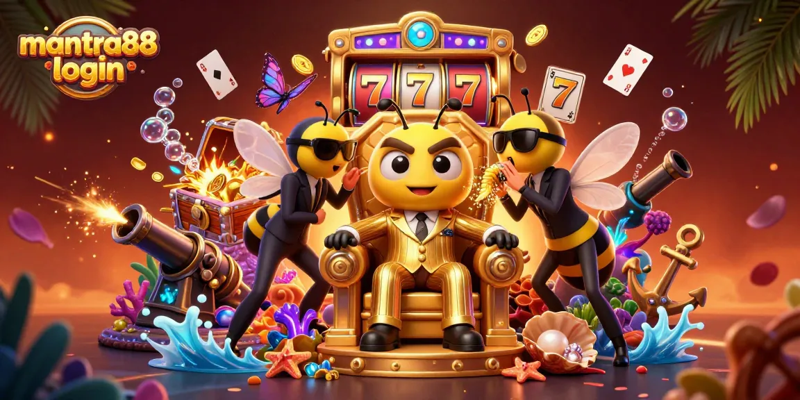 Experience the excitement with mantra88 login in this vibrant, bustling casino scene.