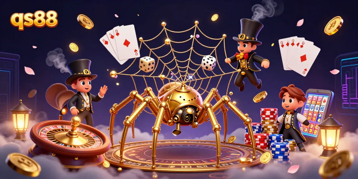 Experience thrilling gameplay at qs88 with vibrant casino elements and unique steampunk artistry.