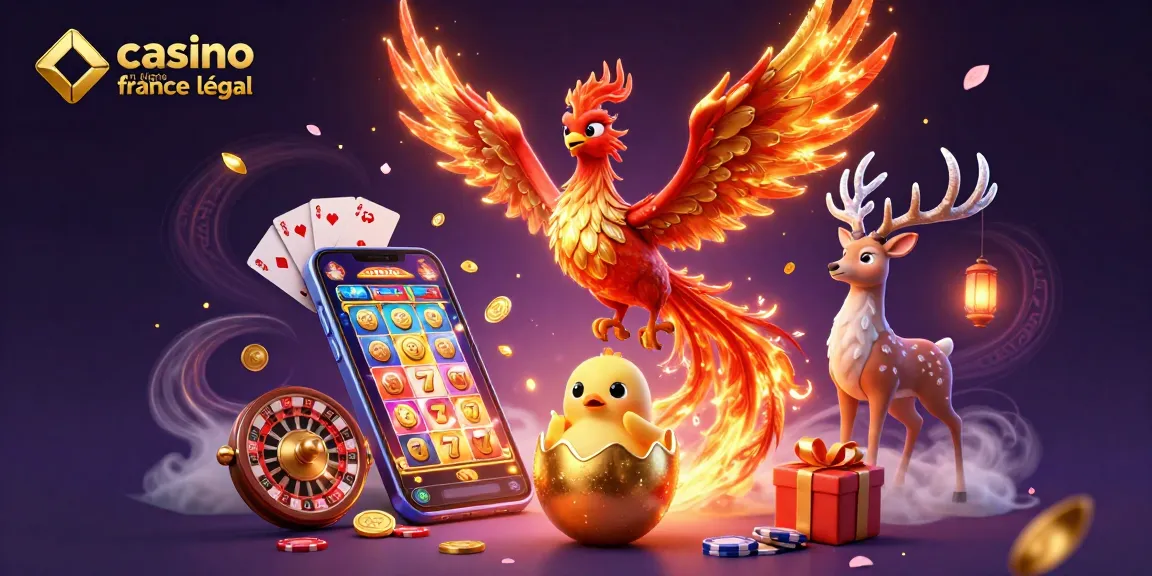Explorez le monde du casino en ligne légal en France avec cette illustration captivante d'une scène de jeu vibrante.