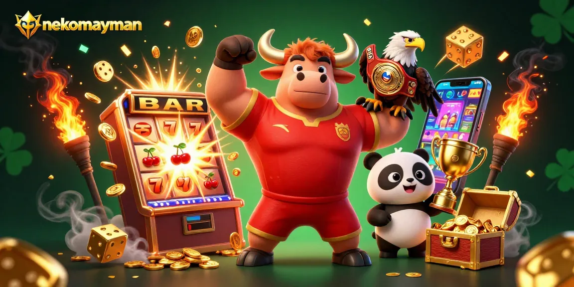 Experience the thrill of nekomayman casino with colorful jackpots, characters, and excitement.