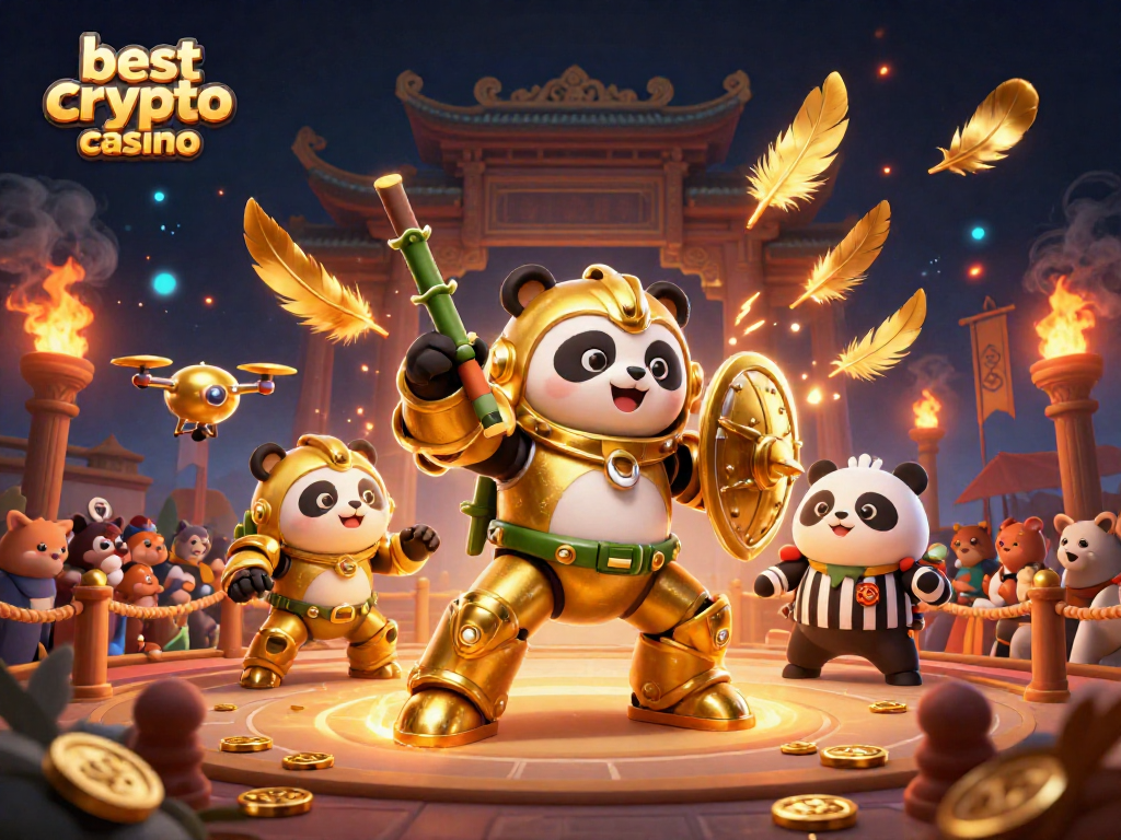 Jouez au meilleur crypto casino avec des machines à sous, des spectateurs animés et des effets flamboyants.